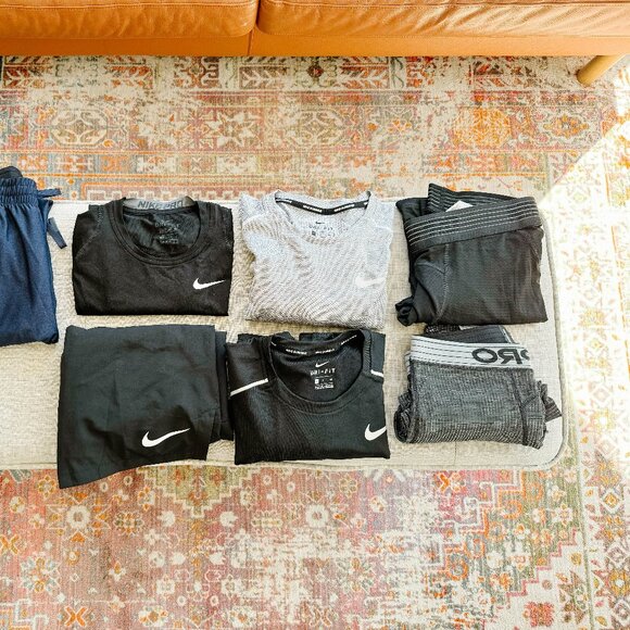 LOT of NIKE Running Clothing - Shorts, Shirts and Tights - Picture 1 of 1